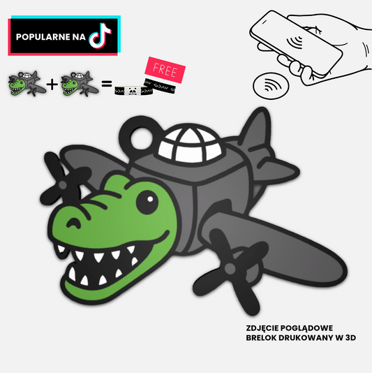 Bombardilo Crocodilo- Brelok NFC
